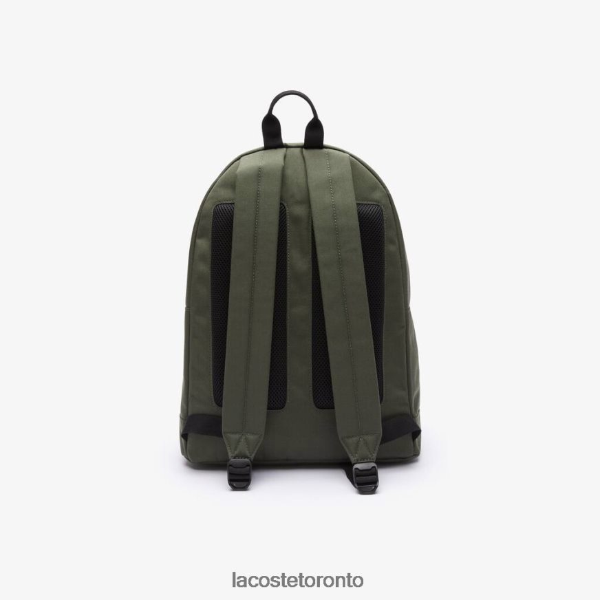 Bags  Leather Goods Lacoste Neocroc Pennants L Badge Canvas Backpack L Patch Baobab Men Z60BPR2070