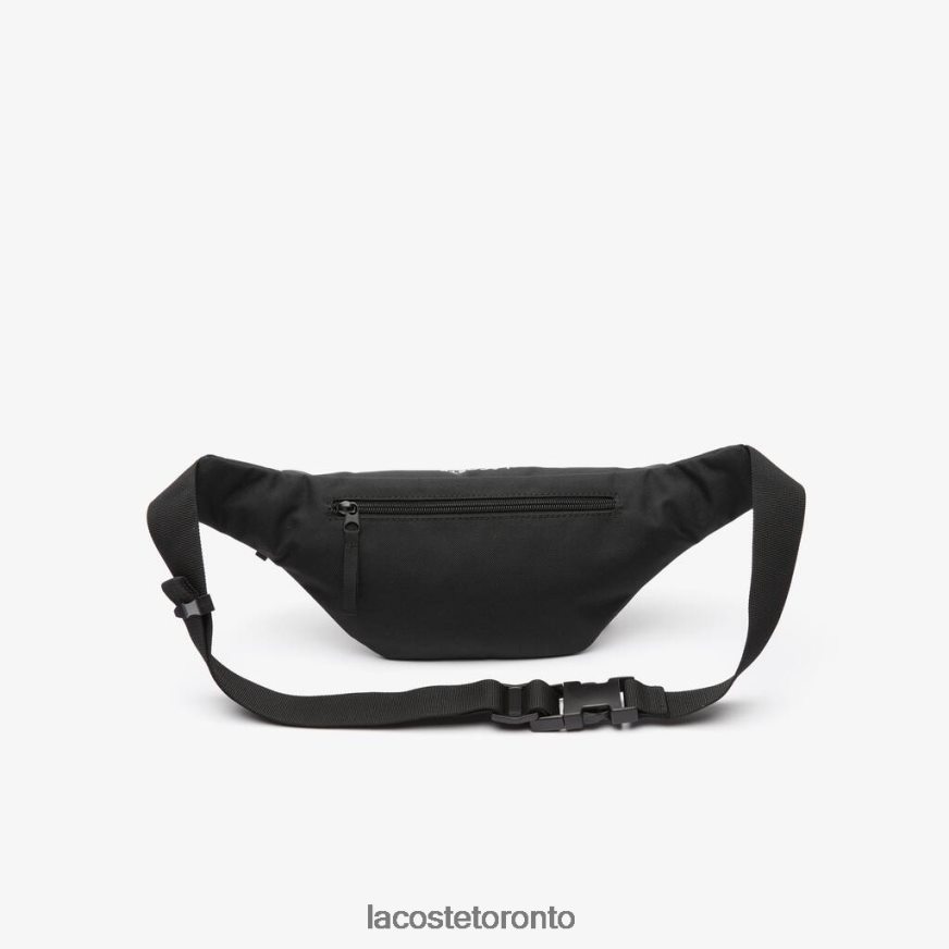 Bags  Leather Goods Lacoste Recycled Fiber Belt Bag Black Men Z60BPR2007