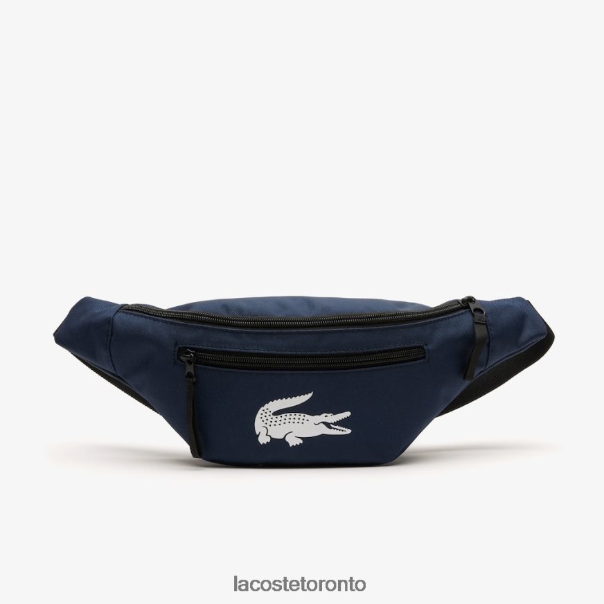 Bags  Leather Goods Lacoste Recycled Fiber Belt Bag Blue Men Z60BPR2003