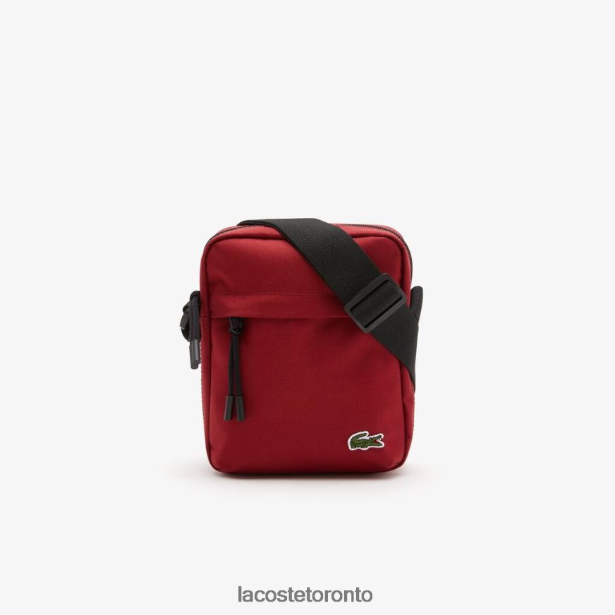 Bags  Leather Goods Lacoste Zip Crossover Bag Biking Red Unisex Z60BPR1980