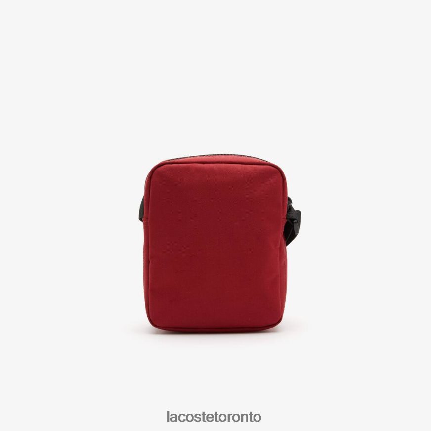 Bags  Leather Goods Lacoste Zip Crossover Bag Biking Red Unisex Z60BPR1980