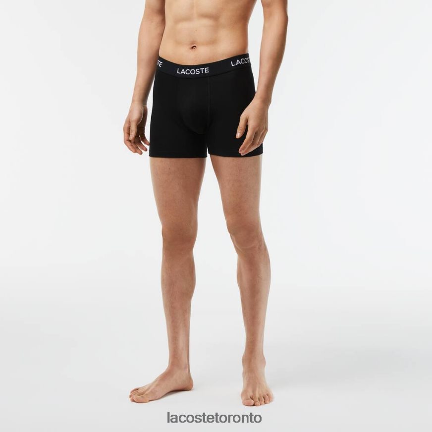 Clothing Lacoste 5-Pack Logo Waist Boxers Black Men Z60BPR1399