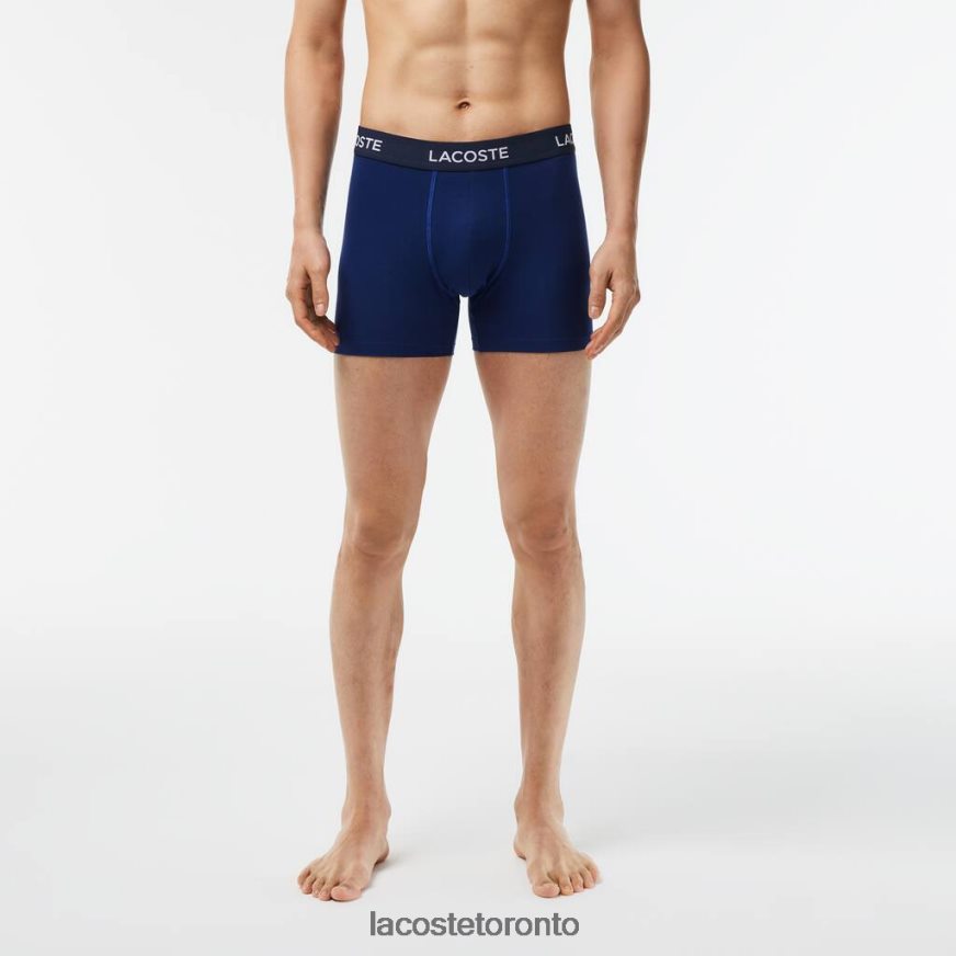 Clothing Lacoste 5-Pack Logo Waist Boxers Navy Blue Men Z60BPR1398