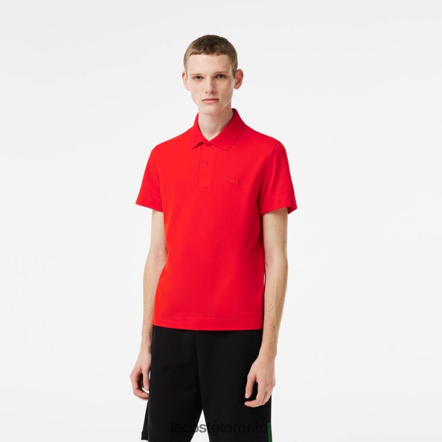 Clothing Lacoste Active Movement Breathable Cotton Pique Polo Red Men Z60BPR172