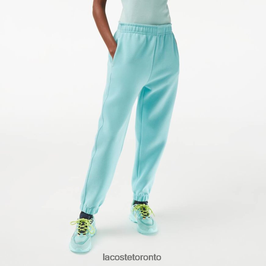 Clothing Lacoste Blended Cotton Joggers Turquoise Women Z60BPR2415