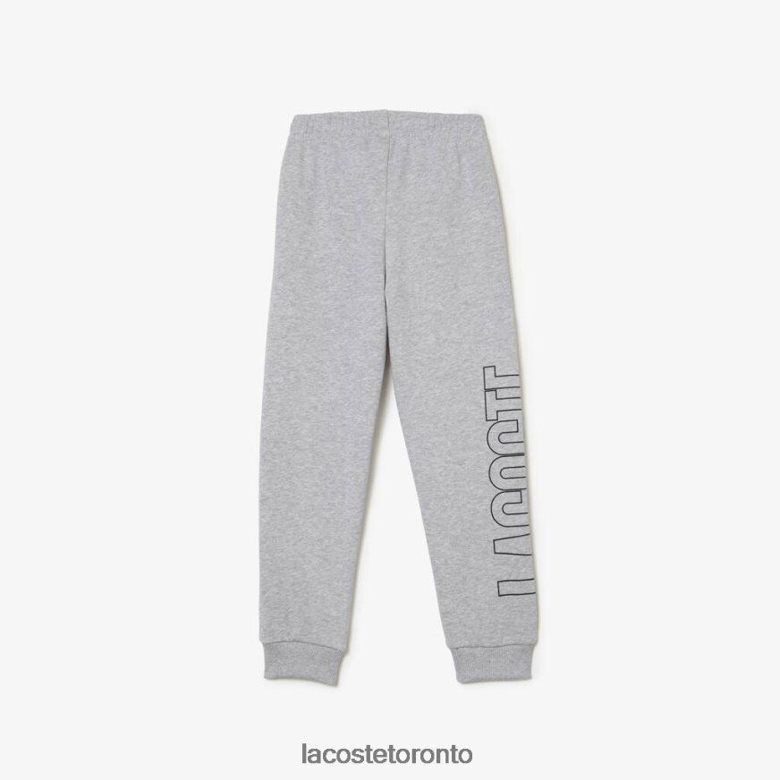 Clothing Lacoste Branded Trackpants Grey Chine Kids Z60BPR3188