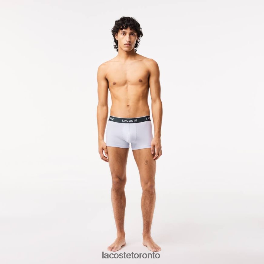 Clothing Lacoste Casual Boxer Brief 3-Pack Purple/Navy Blue/Grey Chine Men Z60BPR482