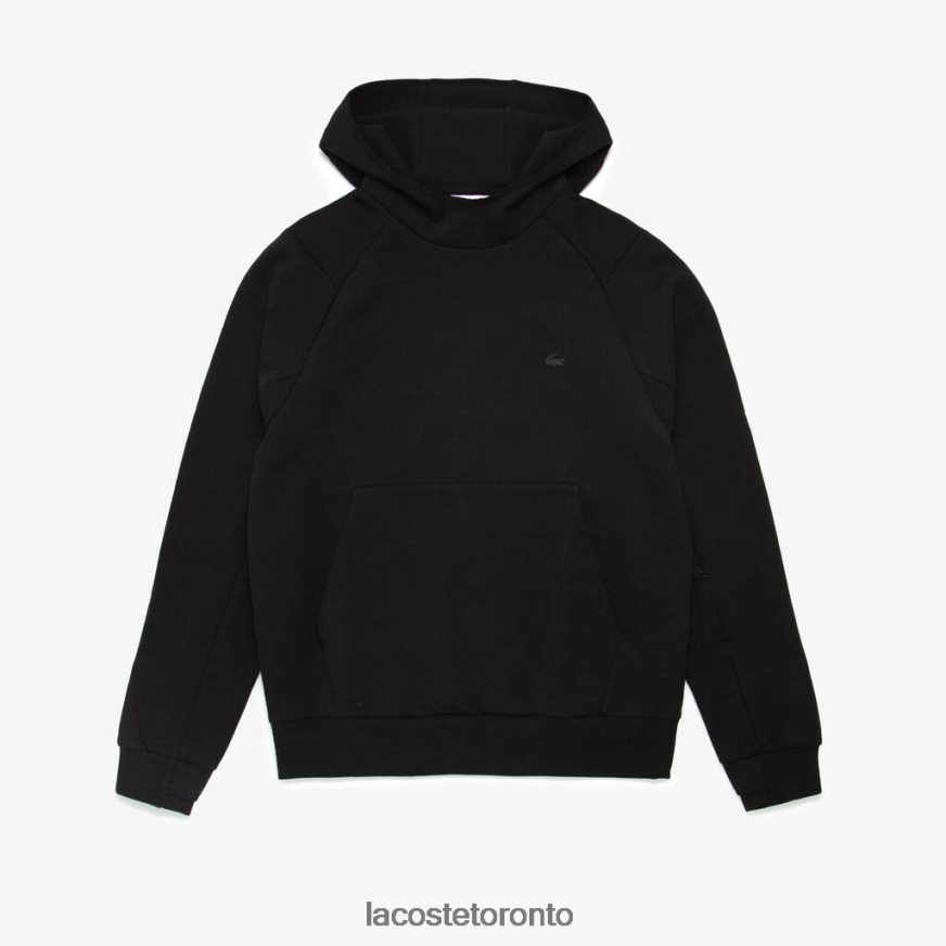 Clothing Lacoste Classic Fit Hooded Sweatshirt Black Men Z60BPR1223