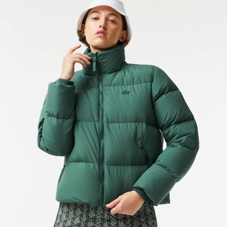 Clothing Lacoste Collapsible Padded Jacket Green Women Z60BPR2615