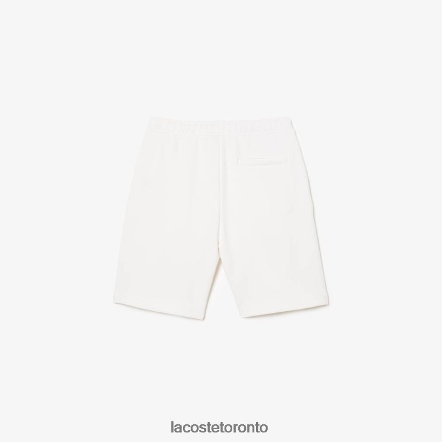 Clothing Lacoste Contrast Print Branded Shorts White Kids Z60BPR3072