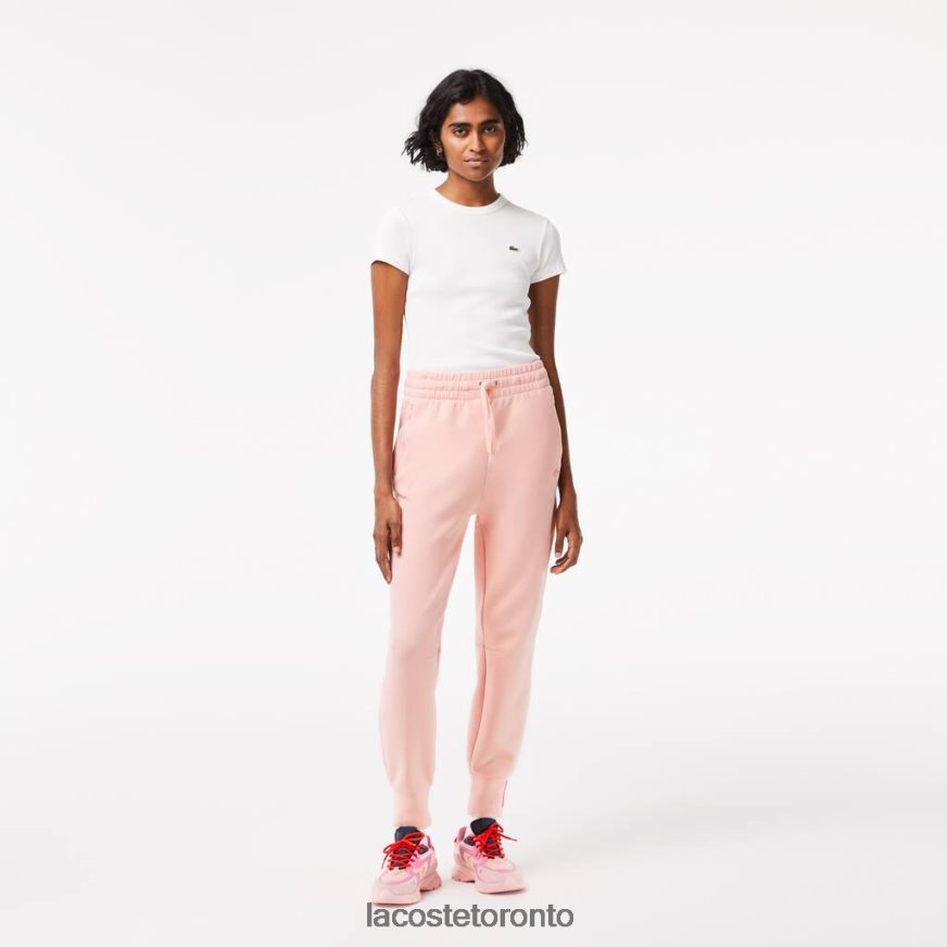 Clothing Lacoste Cotton Jersey Trackpants Pink Women Z60BPR2403