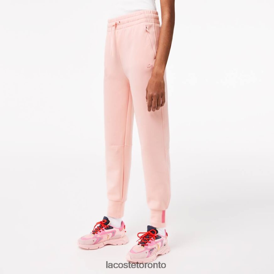 Clothing Lacoste Cotton Jersey Trackpants Pink Women Z60BPR2403