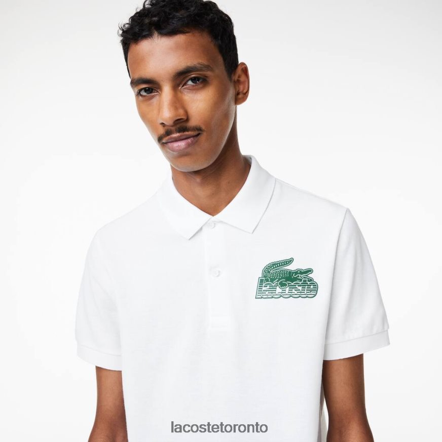 Clothing Lacoste Cotton Mini-Pique Polo White Men Z60BPR101