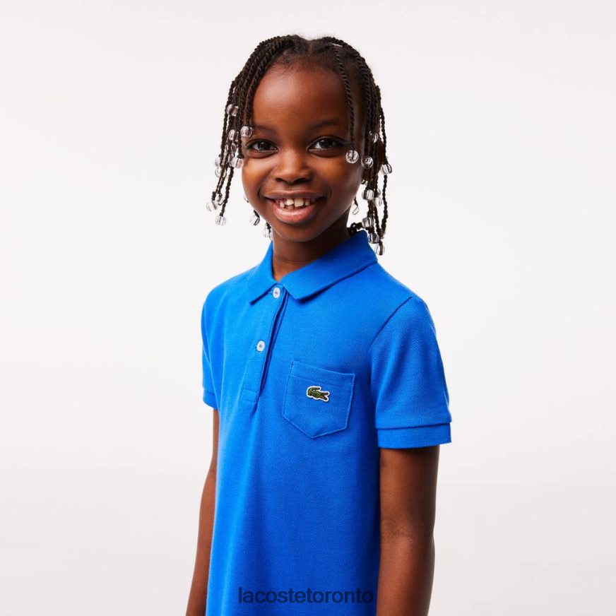 Clothing Lacoste Cotton Polo Dress Blue Kids Z60BPR3084