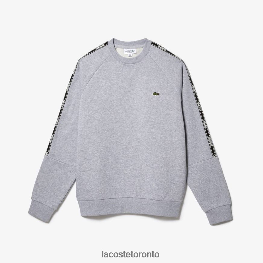 Clothing Lacoste Cotton Sweatshirt Grey Chine Men Z60BPR1246