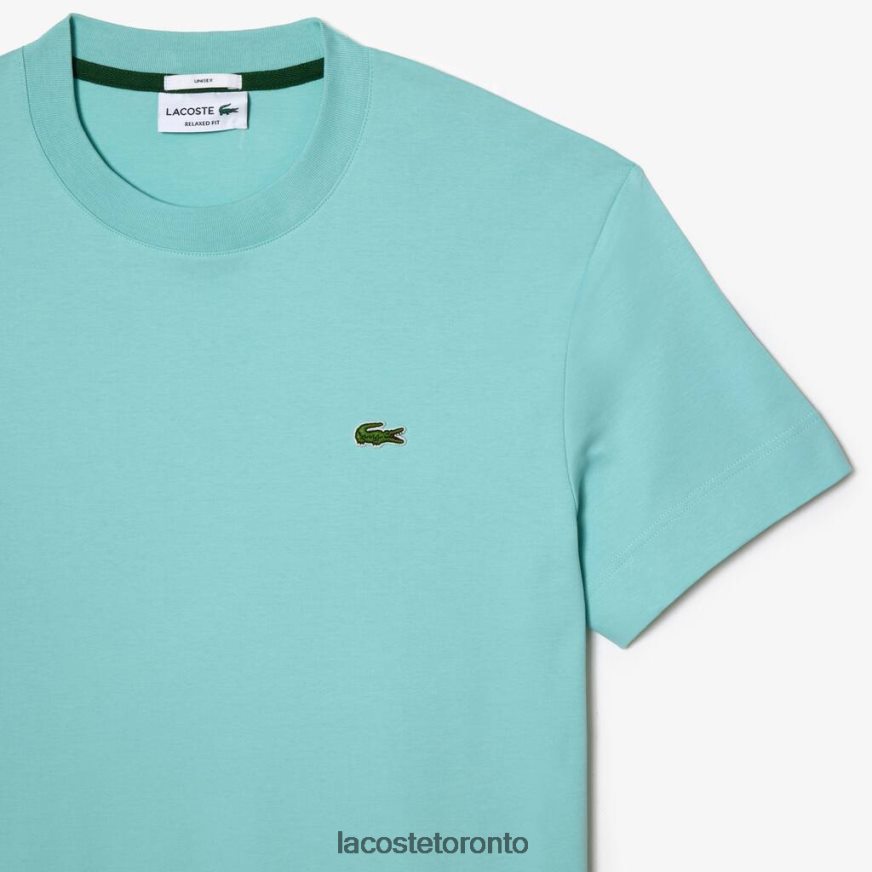 Clothing Lacoste Crew Neck Organic Cotton T-Shirt Mint Unisex Z60BPR97