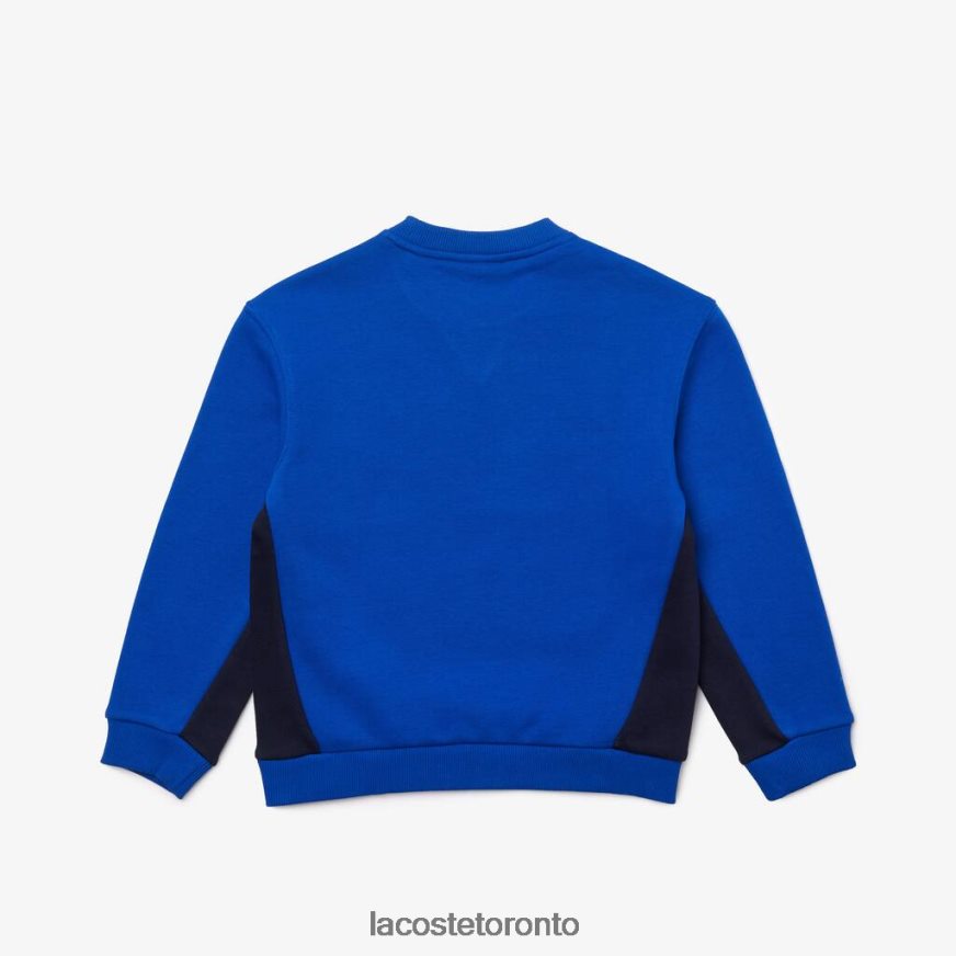 Clothing Lacoste Crewneck Fleece Sweatshirt Blue/Navy Blue Kids Z60BPR3265