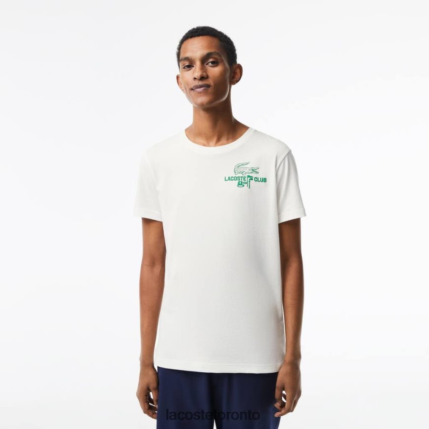 Clothing Lacoste Golf Regular Fit Organic Cotton T-Shirt White Men Z60BPR178