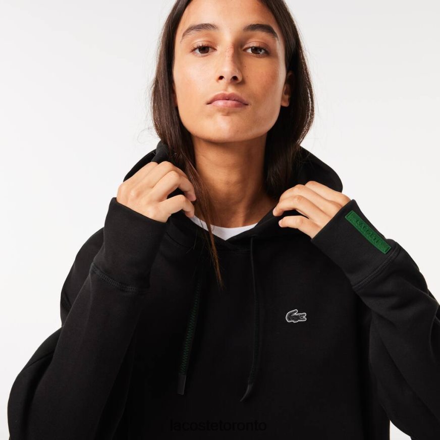 Clothing Lacoste Hooded Sweatshirt Black Women Z60BPR2417