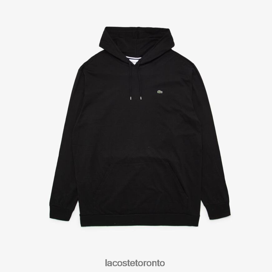 Clothing Lacoste Hooded T-Shirt Black Men Z60BPR782