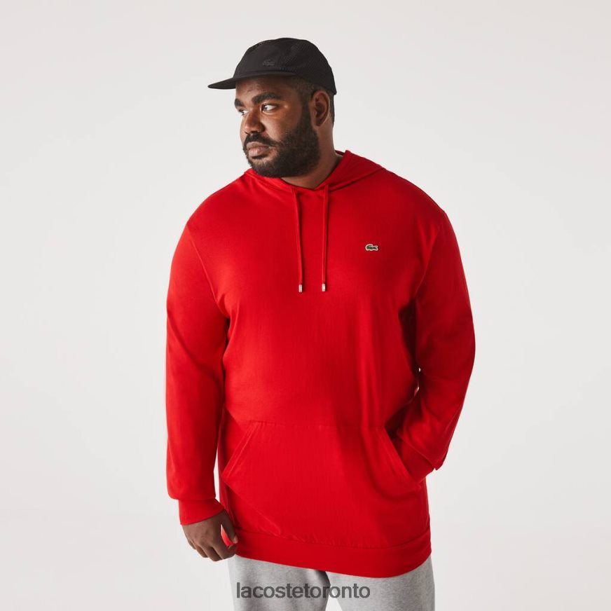 Clothing Lacoste Hooded T-Shirt Red Men Z60BPR783