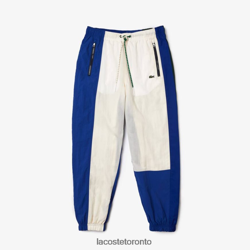 Clothing Lacoste LIVE Colorblock Light Trackpants White/Blue/Green Men Z60BPR1150