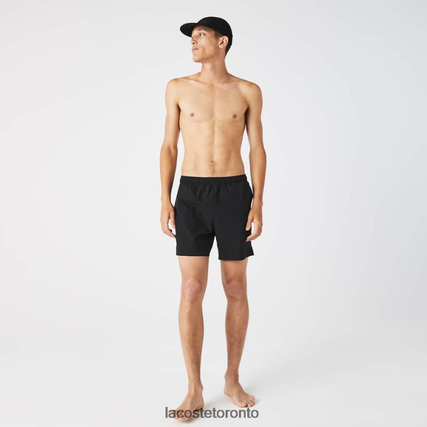 Clothing Lacoste Light Swim Trunks Black Men Z60BPR1681