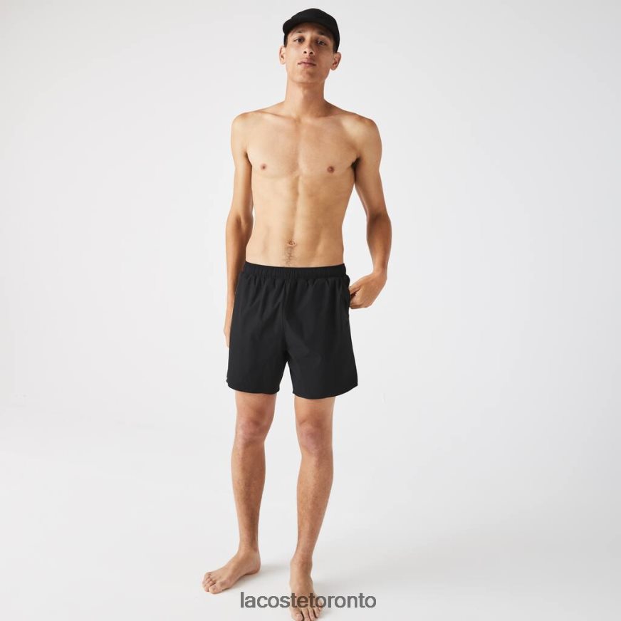 Clothing Lacoste Light Swim Trunks Black Men Z60BPR1681