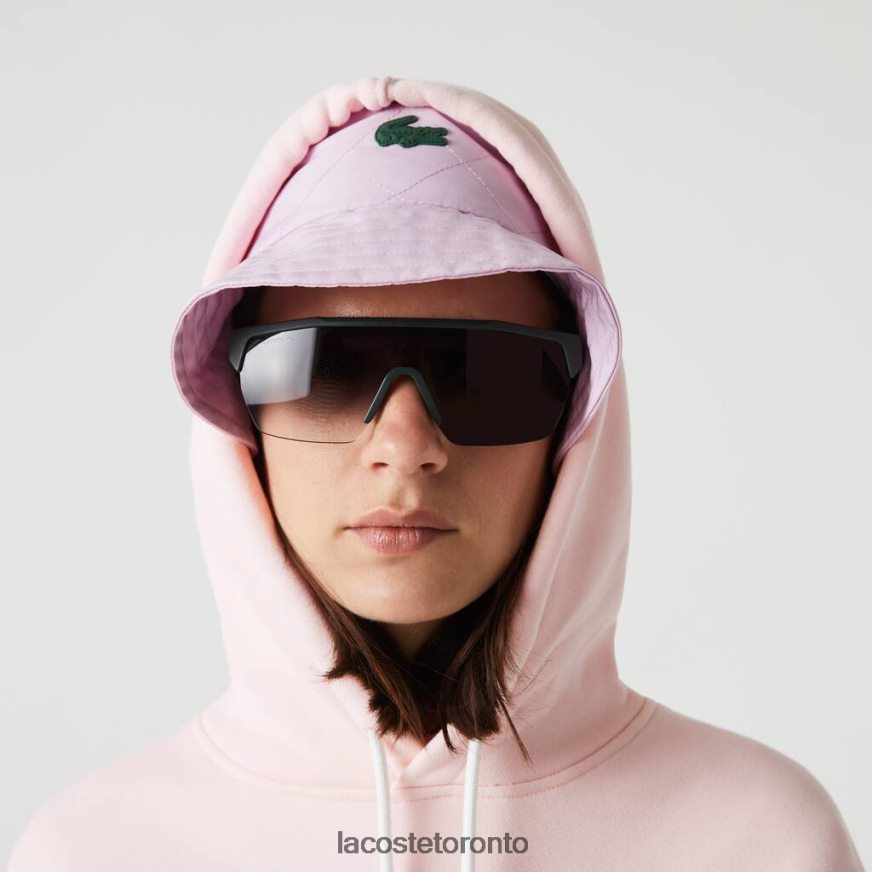 Clothing Lacoste Loose Fit Hooded Organic Cotton Sweatshirt Light Pink Unisex Z60BPR1158