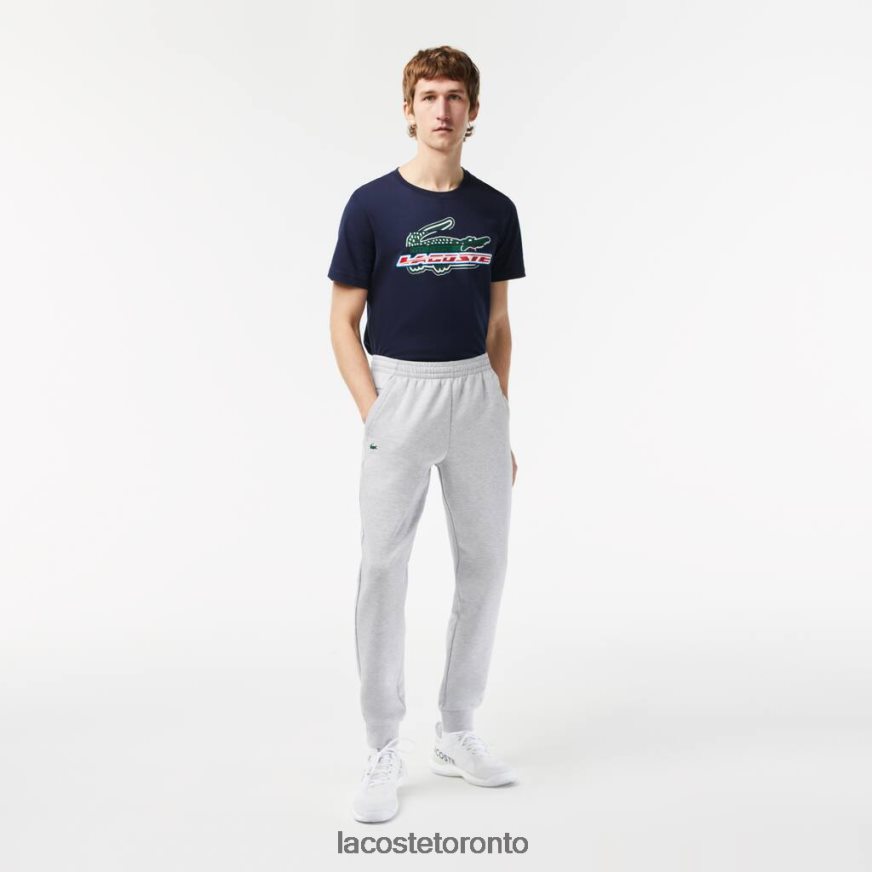 Clothing Lacoste Mesh Panels Trackpants Grey Chine/Light Grey Men Z60BPR1020