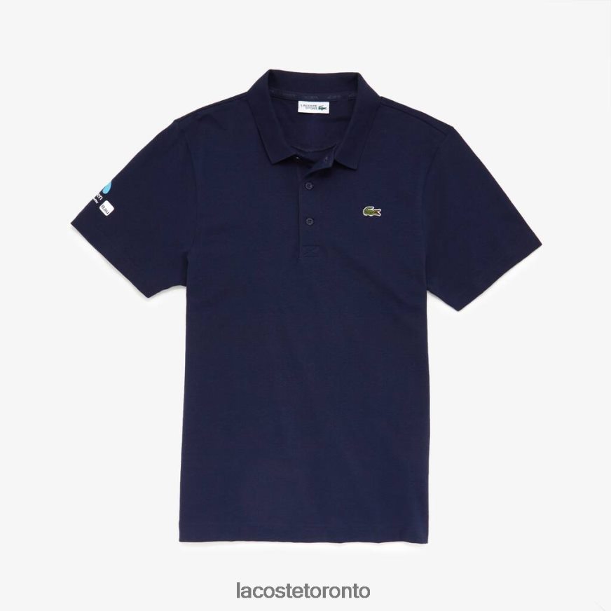 Clothing Lacoste Miami Open Regular Fit Polo Navy Blue Men Z60BPR916