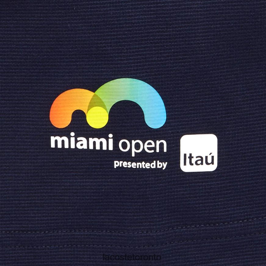 Clothing Lacoste Miami Open Regular Fit Polo Navy Blue Men Z60BPR916