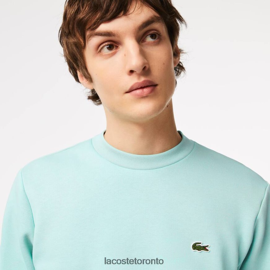 Clothing Lacoste Organic Brushed Cotton Sweatshirt Mint Men Z60BPR285