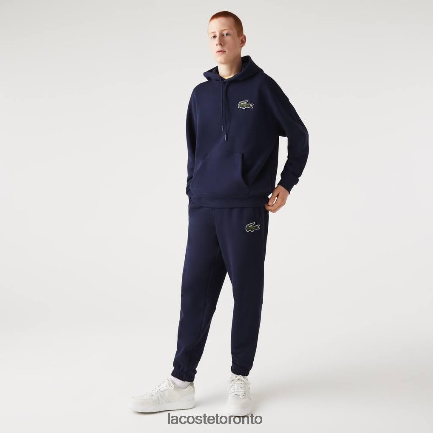 Clothing Lacoste Organic Cotton Fleece Trackpants Navy Blue Unisex Z60BPR1049