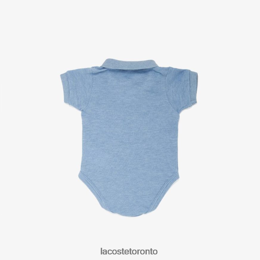 Clothing Lacoste Organic Cotton Pique Onesie Box Set Blue Kids Z60BPR2989