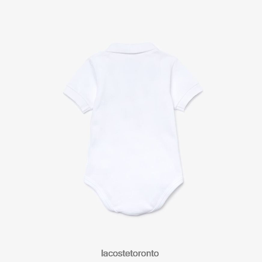 Clothing Lacoste Organic Cotton Pique Onesie Box Set White Kids Z60BPR2988