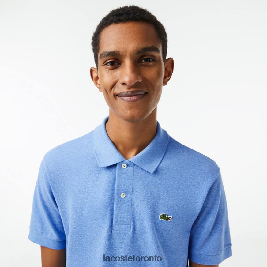 Clothing Lacoste Original L1212 Heathered Polo Blue Chine Men Z60BPR185