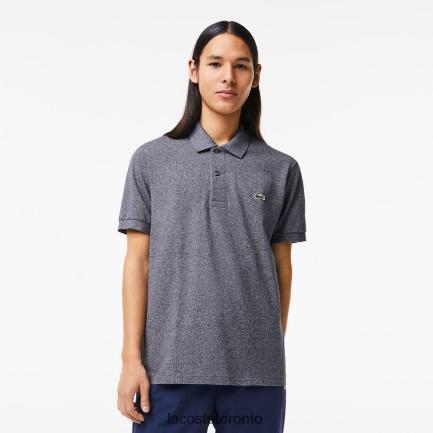 Clothing Lacoste Original L1212 Heathered Polo Grey Chine Men Z60BPR126