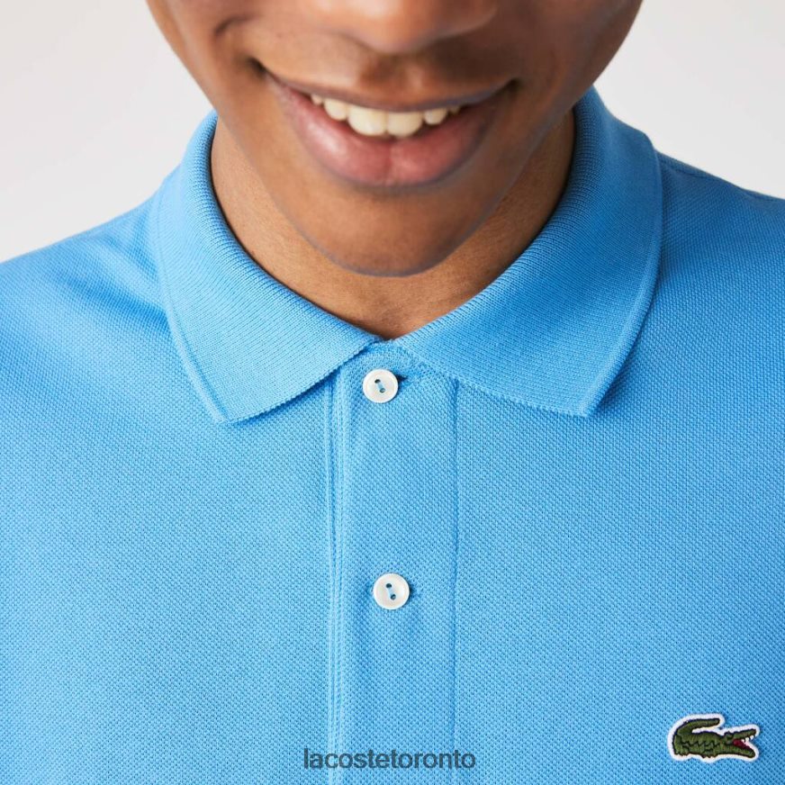 Clothing Lacoste Original L1212 Long Sleeve Polo Blue Men Z60BPR821