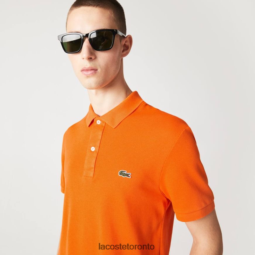 Clothing Lacoste Original L1212 Slim Fit Polo Orange Men Z60BPR876