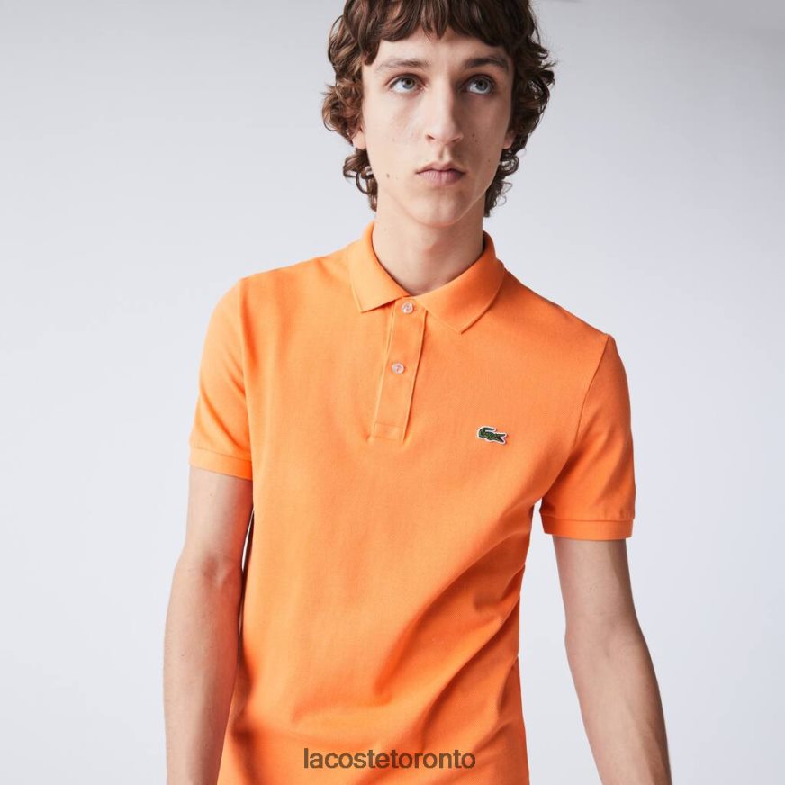 Clothing Lacoste Original L1212 Slim Fit Polo Orange Men Z60BPR943