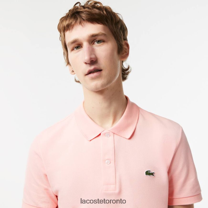 Clothing Lacoste Original L1212 Slim Fit Polo Pink Men Z60BPR243