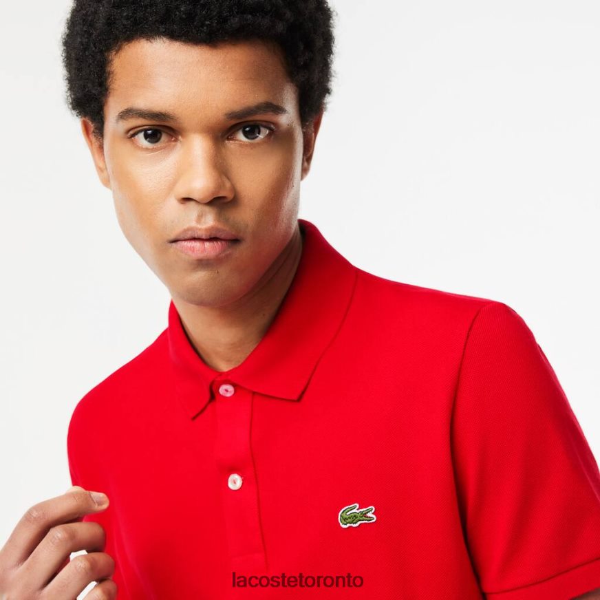 Clothing Lacoste Original L1212 Slim Fit Polo Red Men Z60BPR752