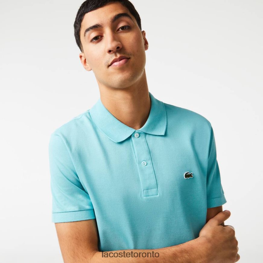 Clothing Lacoste Original L1212 Slim Fit Polo Turquoise Men Z60BPR201