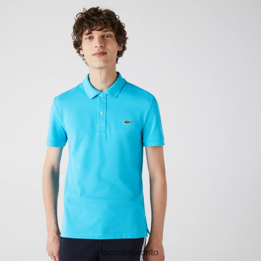 Clothing Lacoste Original L1212 Slim Fit Polo Turquoise Men Z60BPR935