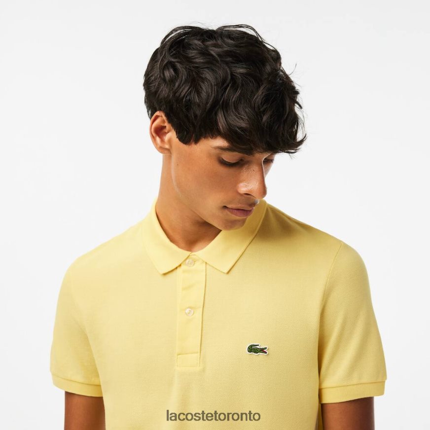 Clothing Lacoste Original L1212 Slim Fit Polo Yellow Men Z60BPR220