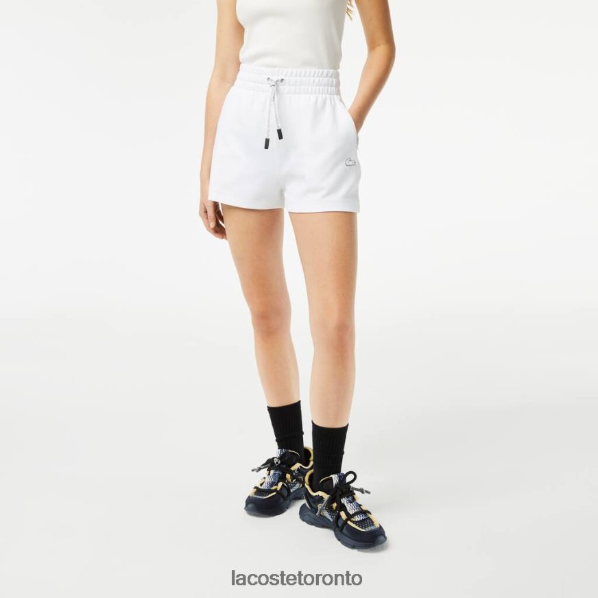 Clothing Lacoste Plain Shorts White Women Z60BPR2445