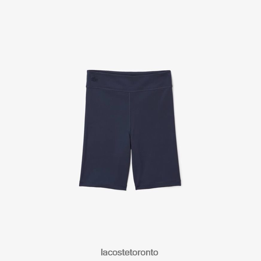 Clothing Lacoste Recycled Fiber Cycle Shorts Blue Kids Z60BPR3086