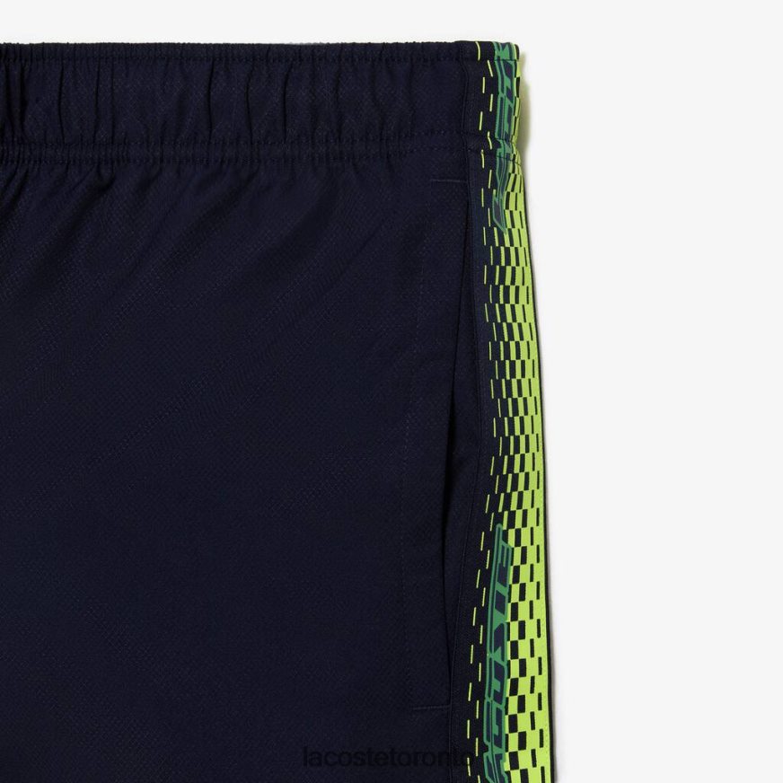 Clothing Lacoste Recycled Polyester Tennis Shorts Navy Blue Men Z60BPR17