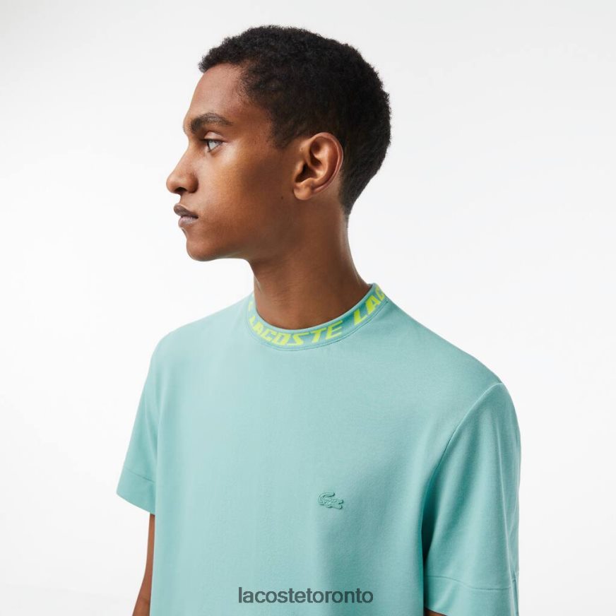 Clothing Lacoste Regular Fit Branded Collar T-Shirt Green Men Z60BPR208